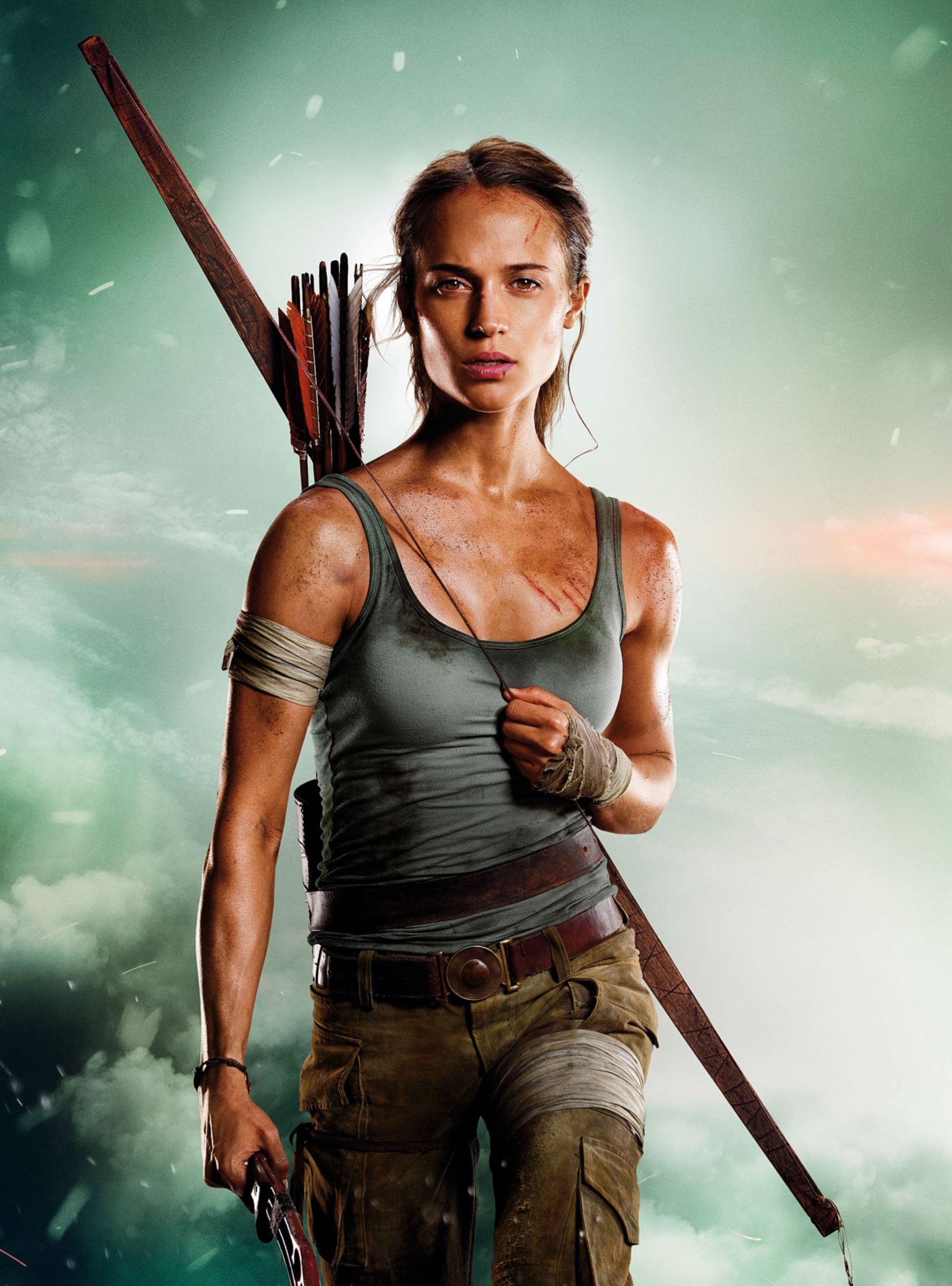 IMAX-постер «Tomb Raider: Лара Крофт» с Алисией Викандер