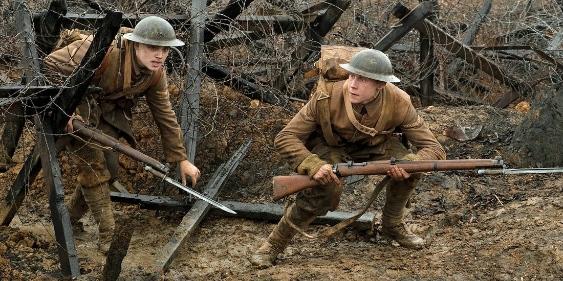 Критики Голливуда назвали лучшим фильмом «1917»