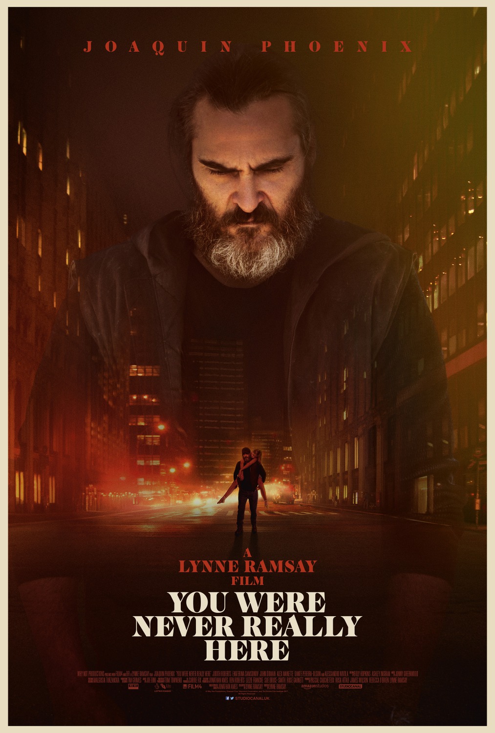 Стильный постер триллера «Тебя никогда здесь не было»