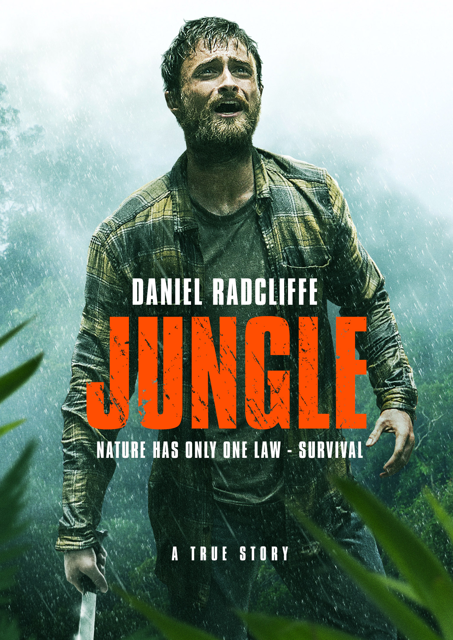 Дэниэл Рэдклифф на новом постере триллера «Джунгли»