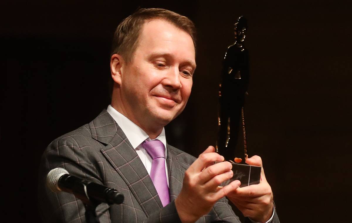 Евгений Миронов стал первым российским лауреатом премии Чарли Чаплина