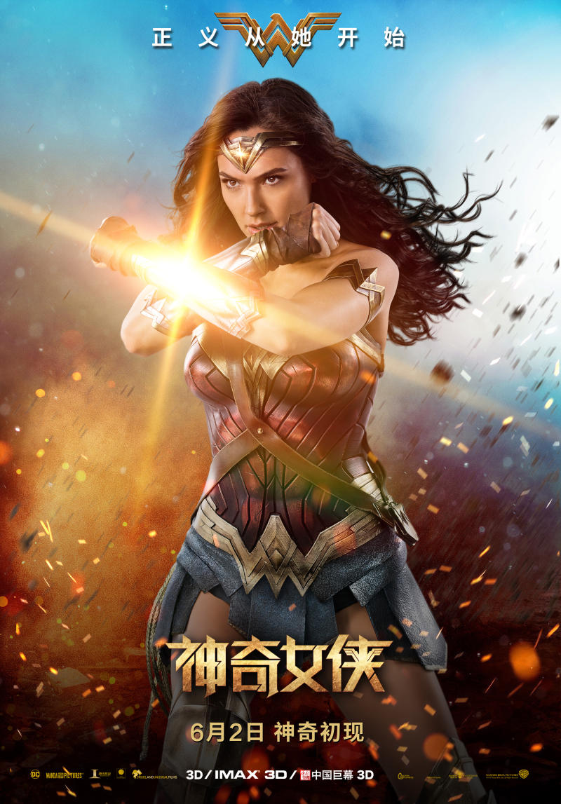 Персонажные IMAX-постеры экшена «Чудо-Женщина». 