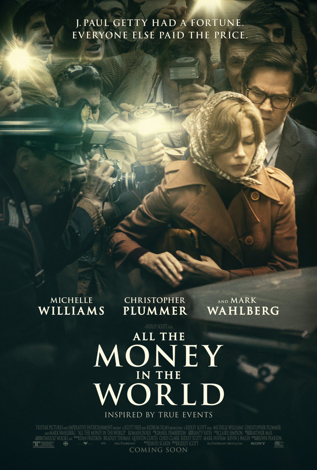 Новые трейлер и постеры «Всех денег мира» Ридли Скотта