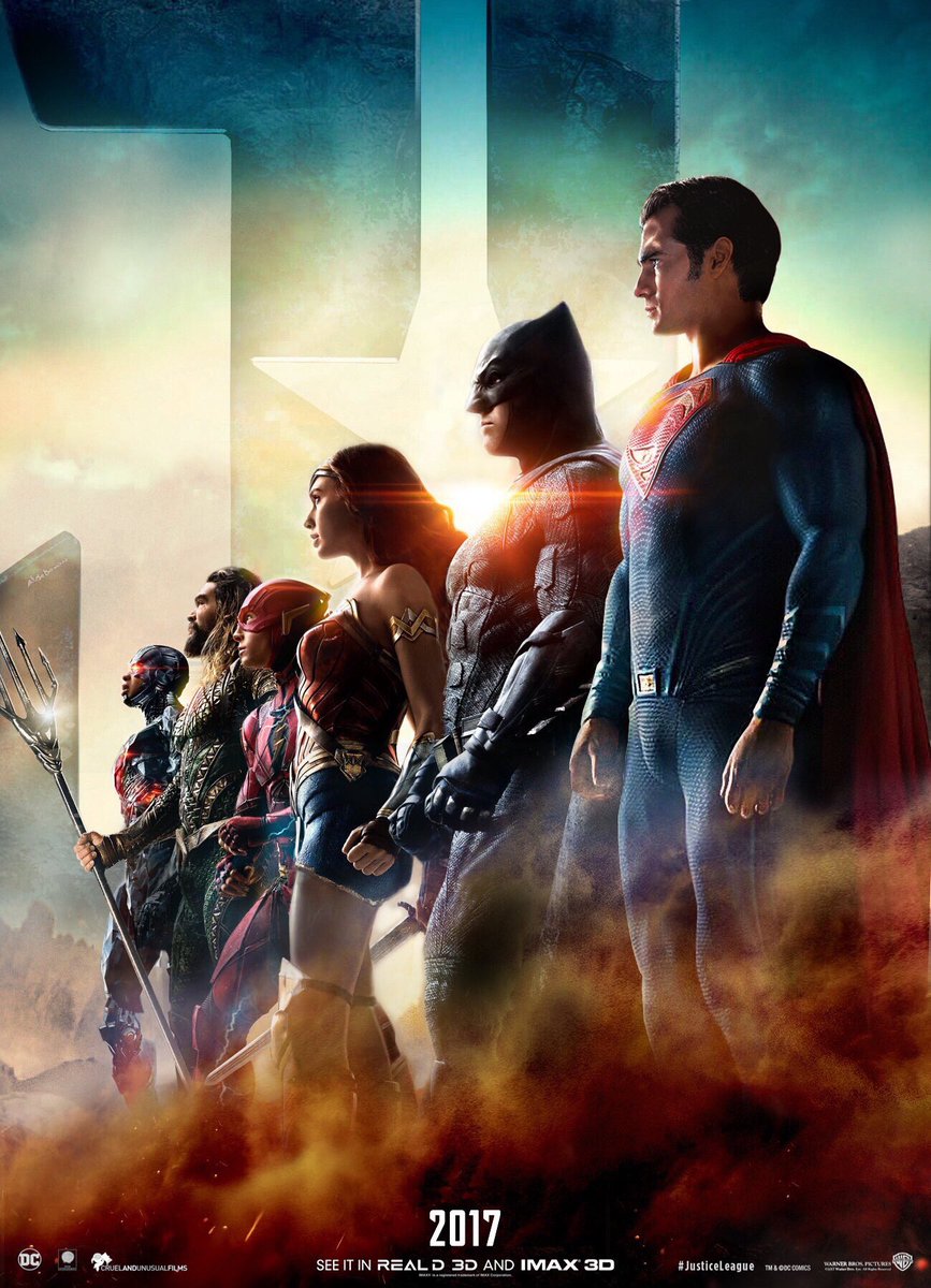 Стильные постеры «Лиги справедливости» с участием Супермена
