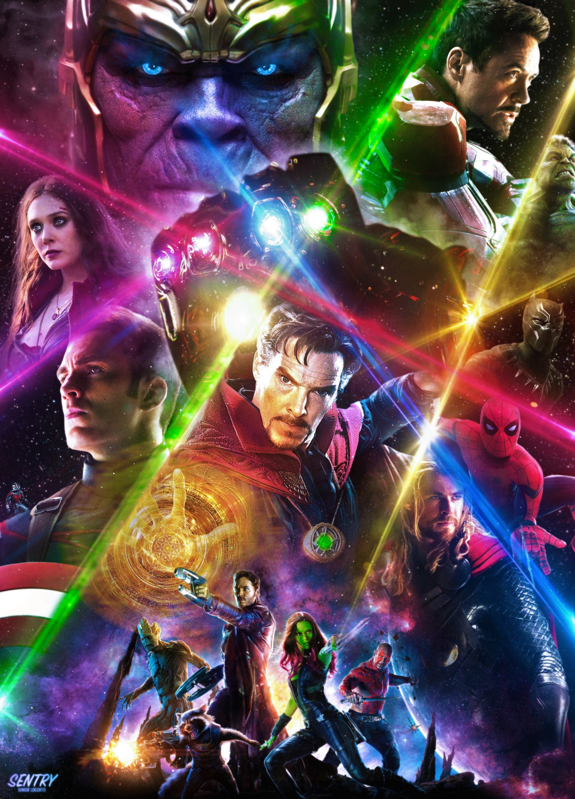 Первый тизер-постер «Мстителей: Война бесконечности»