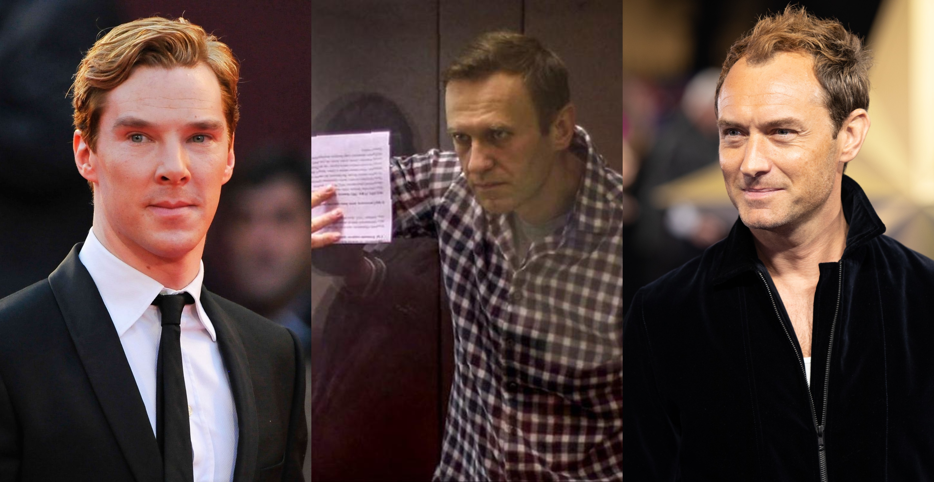 Бенедикт Камбербэтч и Джуд Лоу подписали письмо с требованием допустить врача к Алексею Навальному 