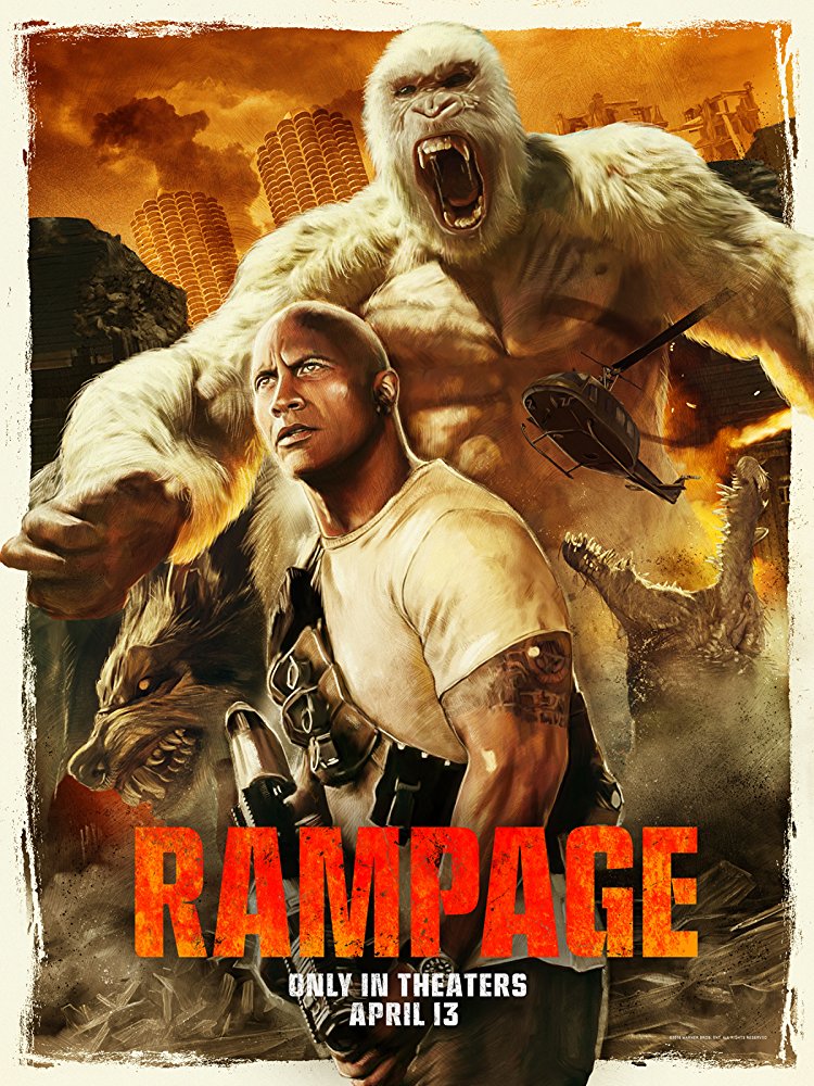 Отрывок и постеры боевика «Рэмпейдж» с Дуэйном Джонсоном