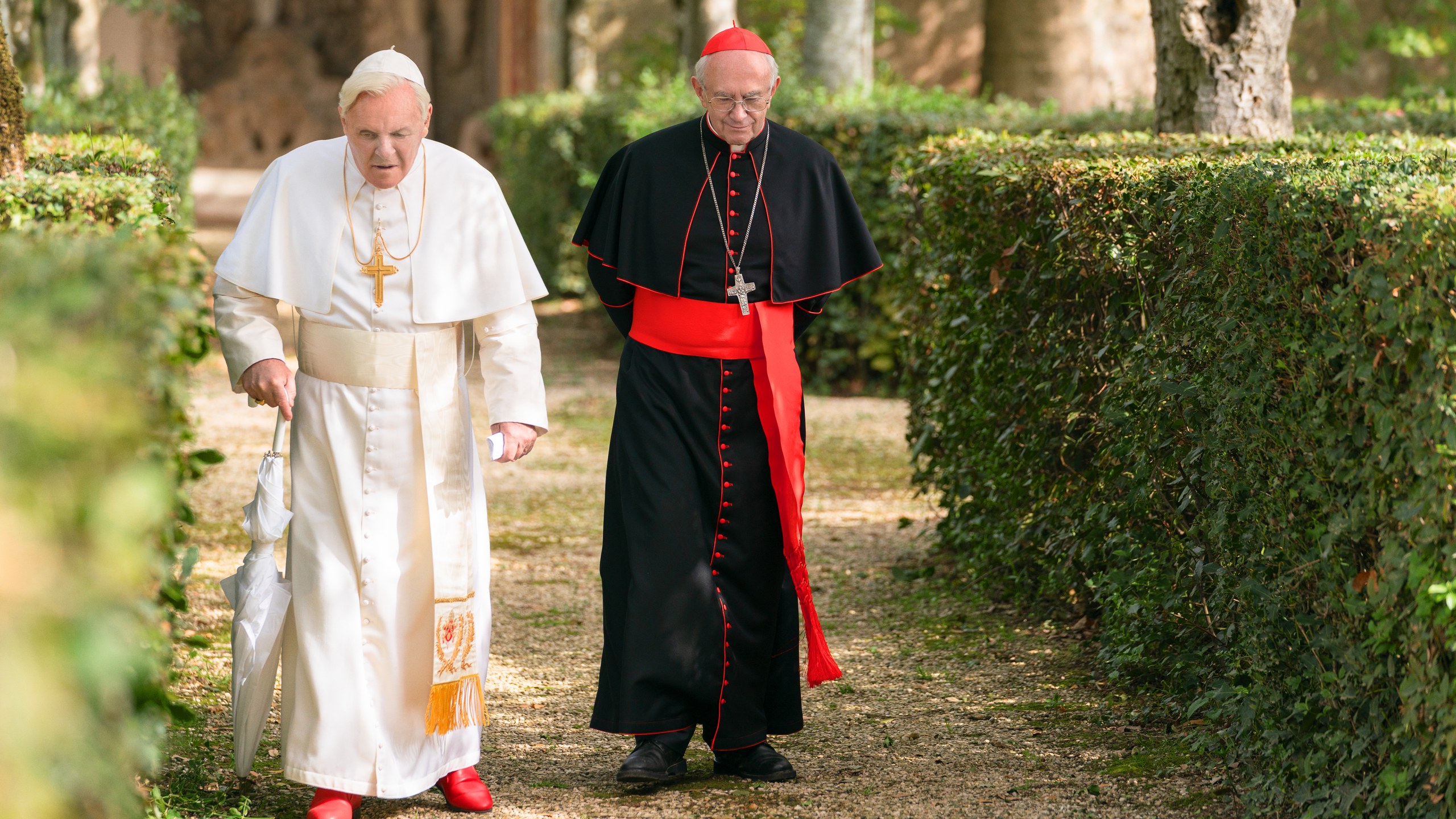 Netflix построил свою Сикстинскую капеллу для съемок фильма «Два Папы»
