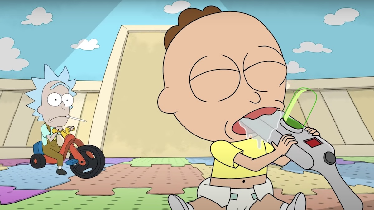 Видео: Создатели «Рика и Морти» выпустили детскую заставку мультсериала