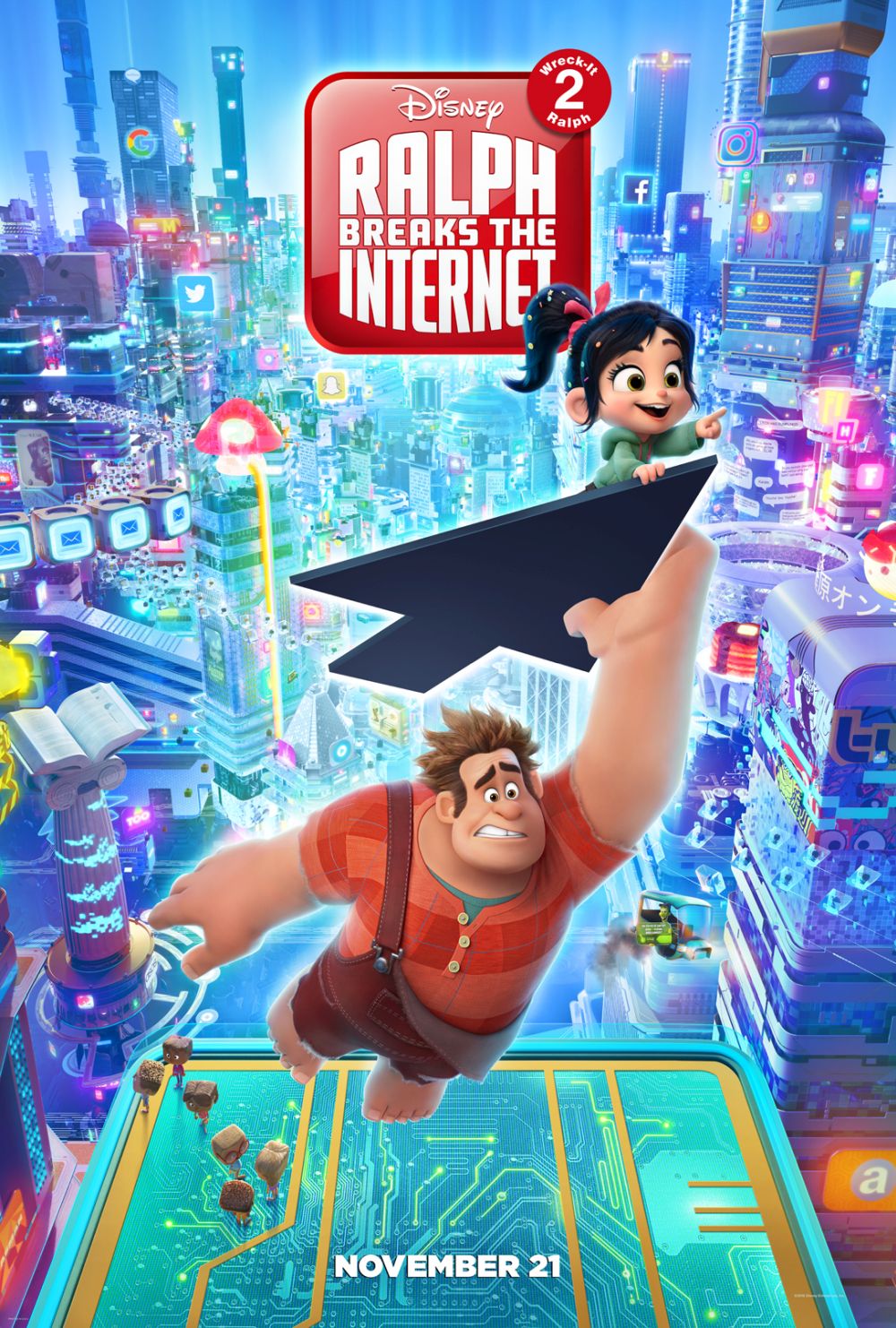 Новый трейлер мультфильма «Ральф против интернета»