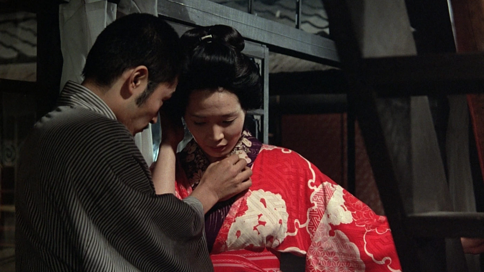 Эйко Мацуда в роли Сада Абэ на кадре из фильма "Империя чувств". 