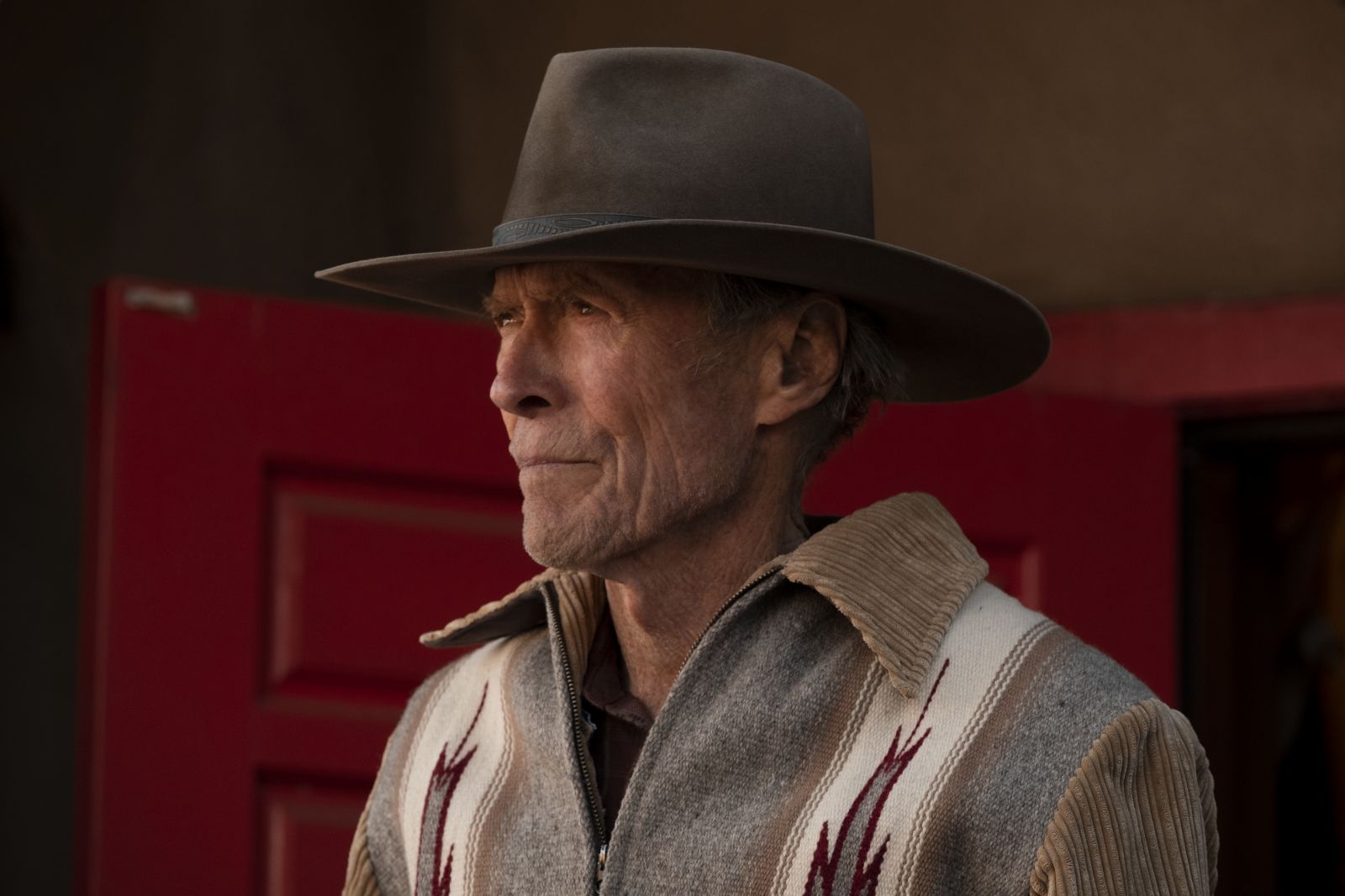 Клинт Иствуд в роли Мико на кадре из фильма "Мужские слезы" .