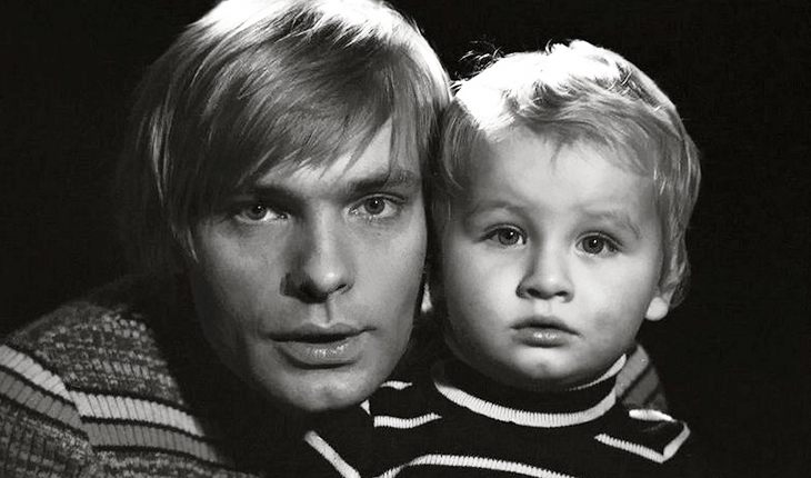 Олег Видов с сыном