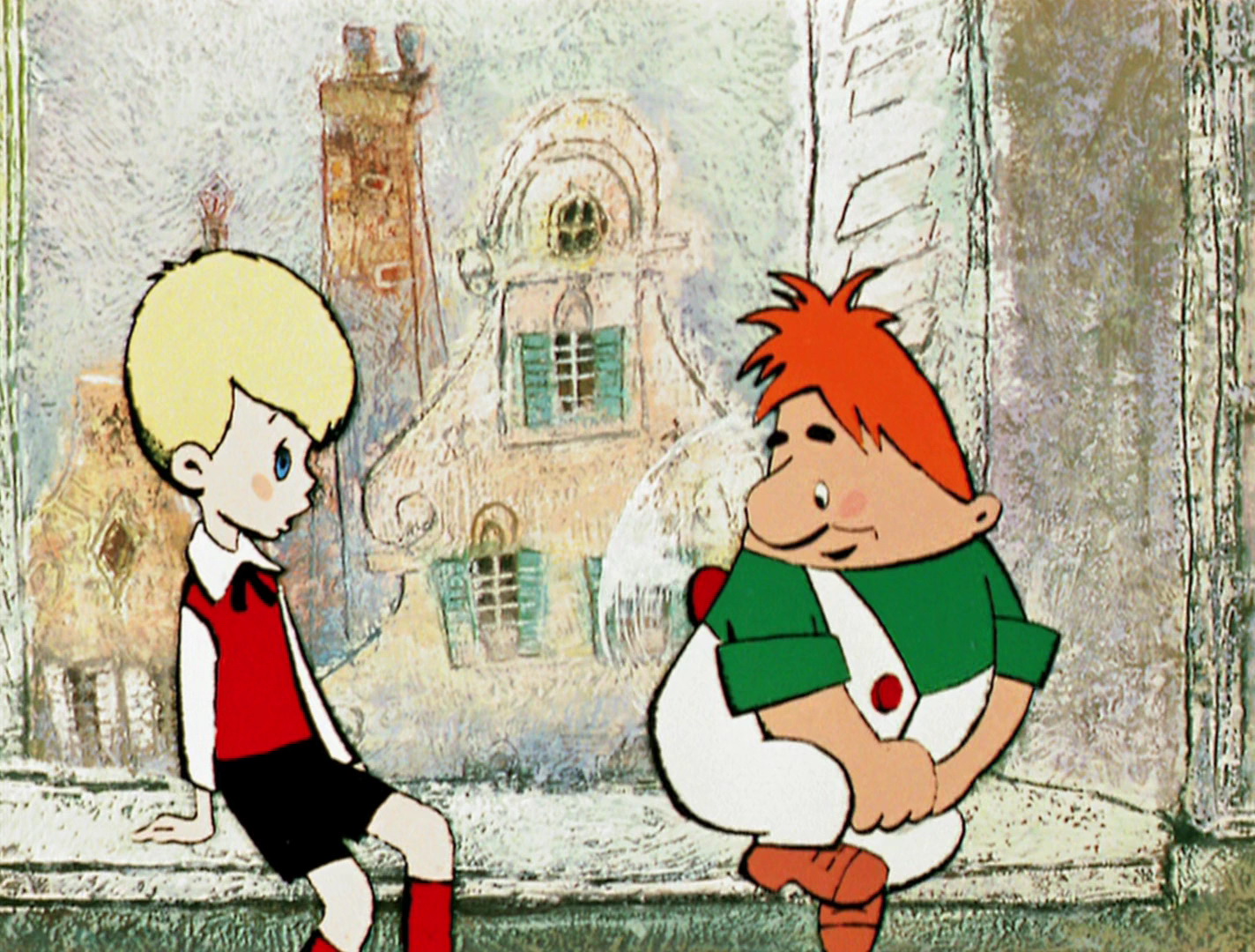 Кадр из мультфильма "Малыш и Карлсон"