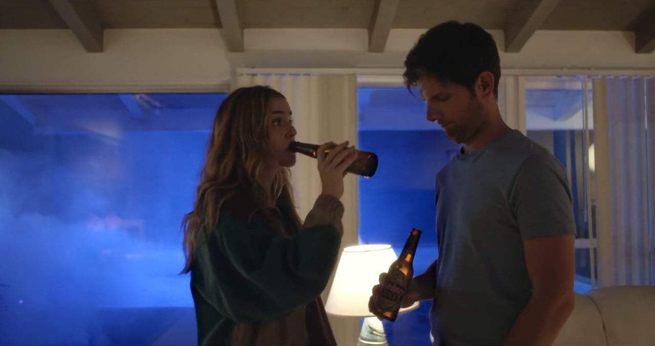 Adam Scott and Zoey Deutch in Flower (2017)