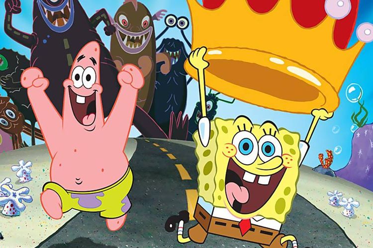 губка боб корона. губка боб квадратные штаны в бегах. губка боб корона. губка боб и патрик 2004. губка боб корона.