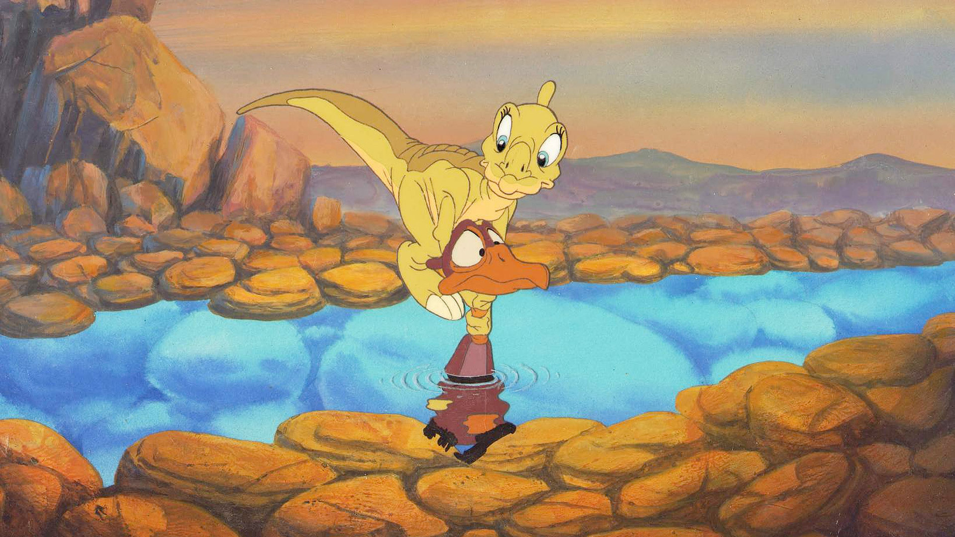 До земли. The Land before time 1988. Земля до начала времен (the Land before time), США-Ирландия, 1988.