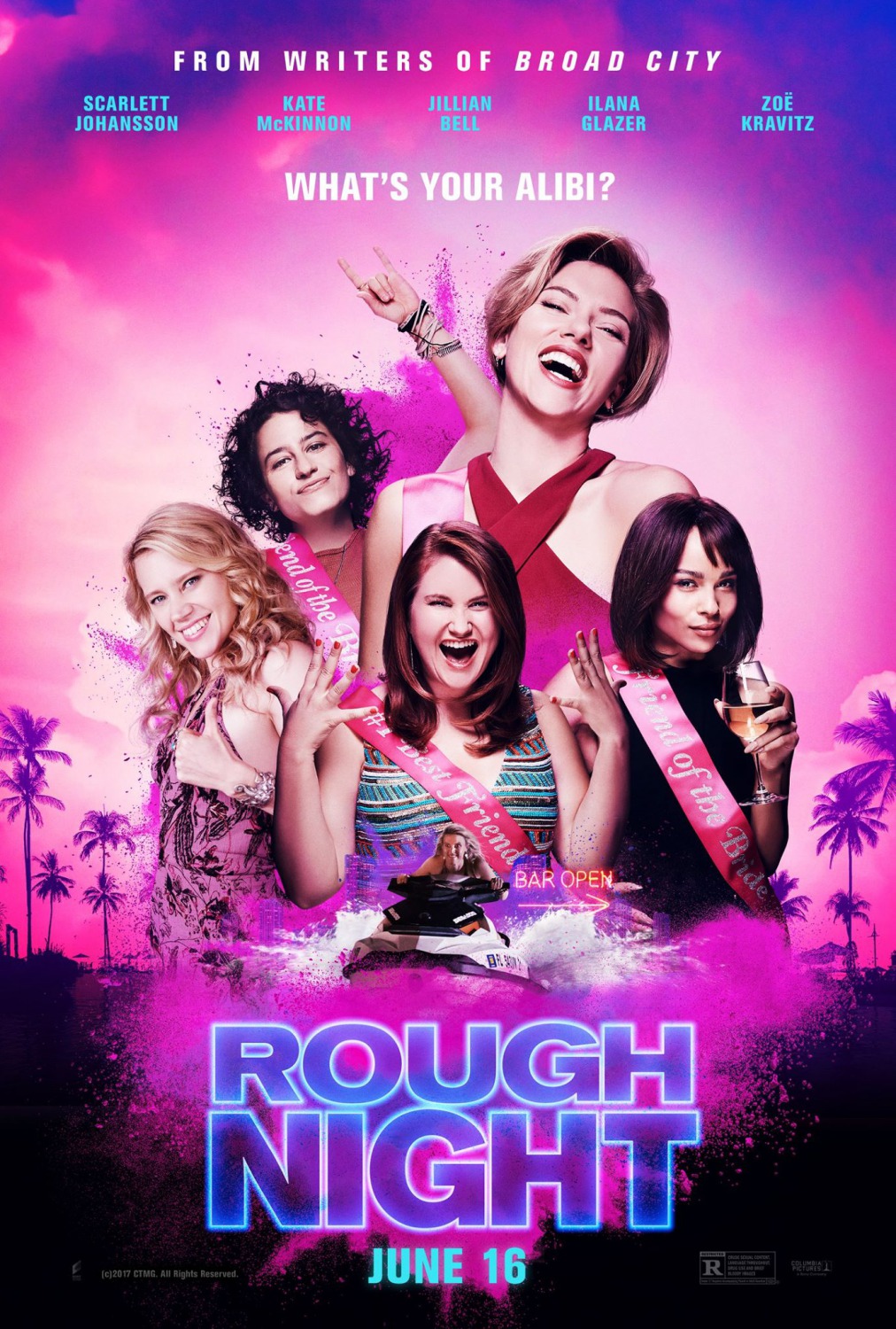 Картинки по запросу Rough Night poster