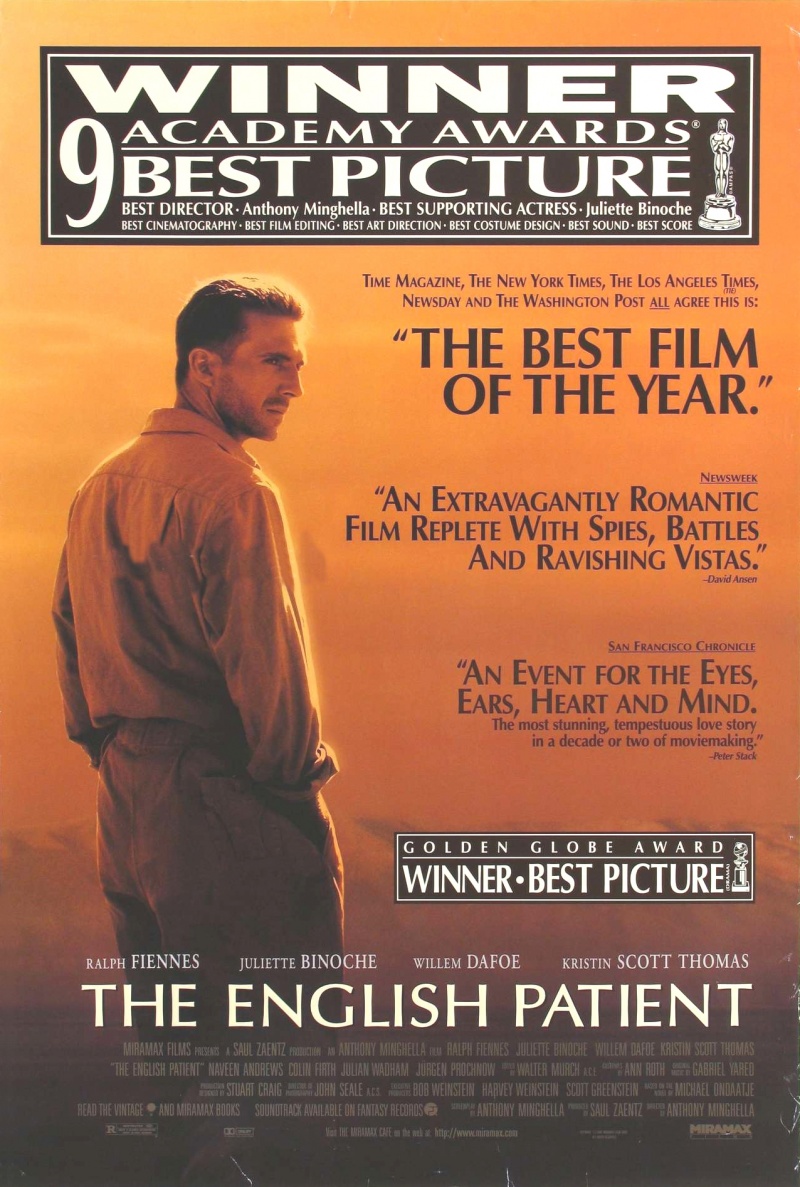 Английский пациент (1996) - Постеры - Фильм.ру