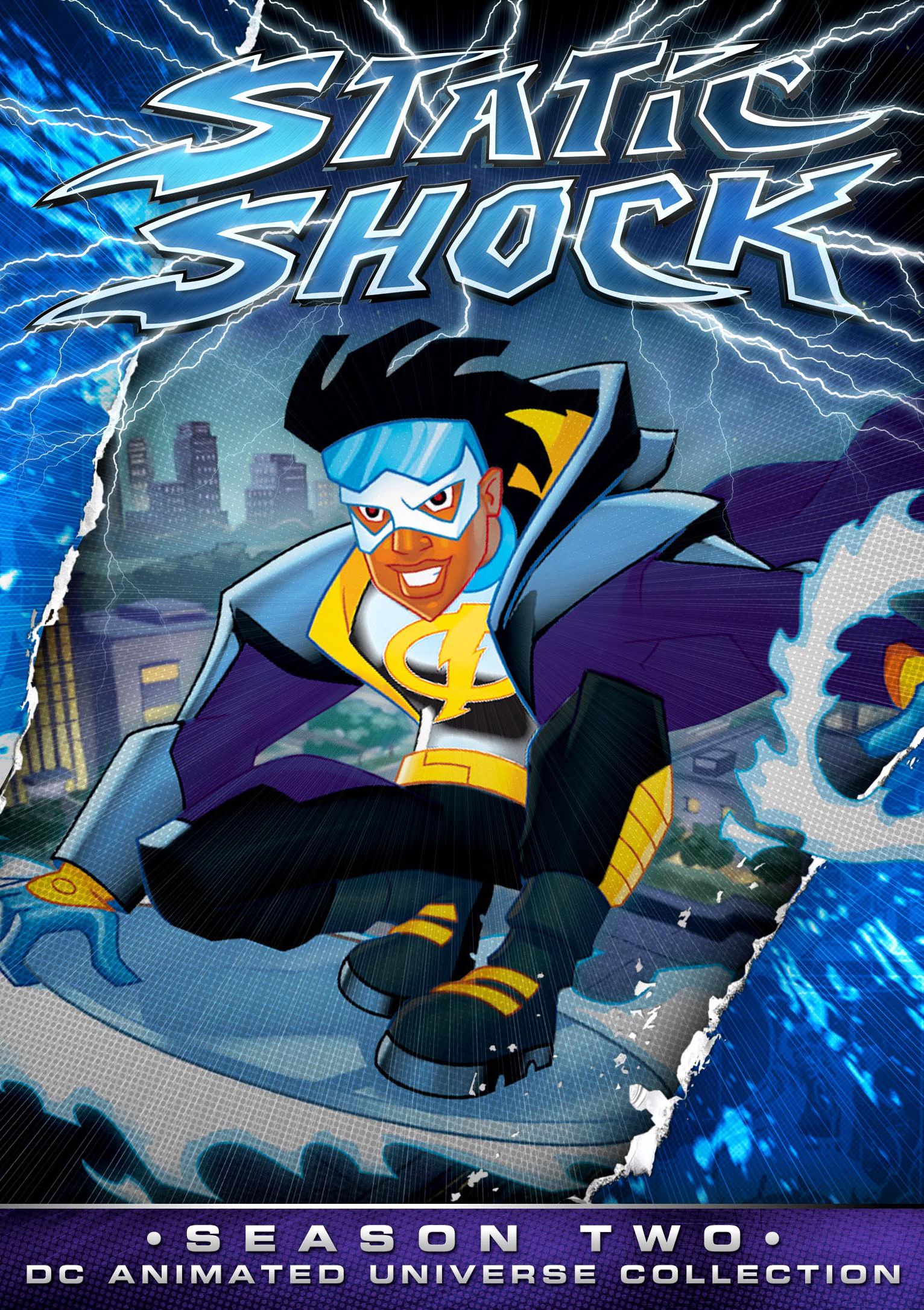 Постер сериала "Статический шок" .