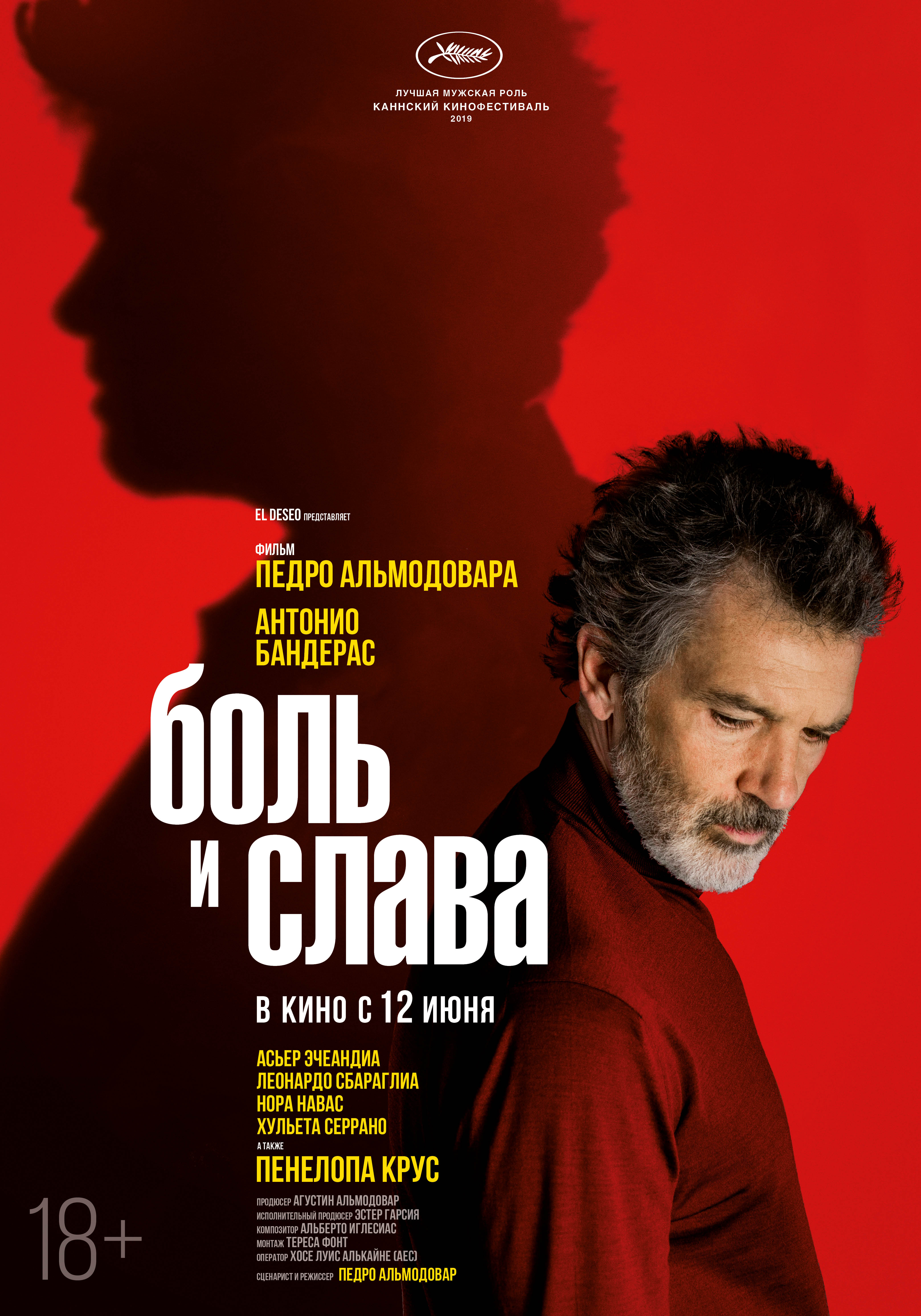 Боль и слава (2019) Всё о фильме, отзывы, рецензии