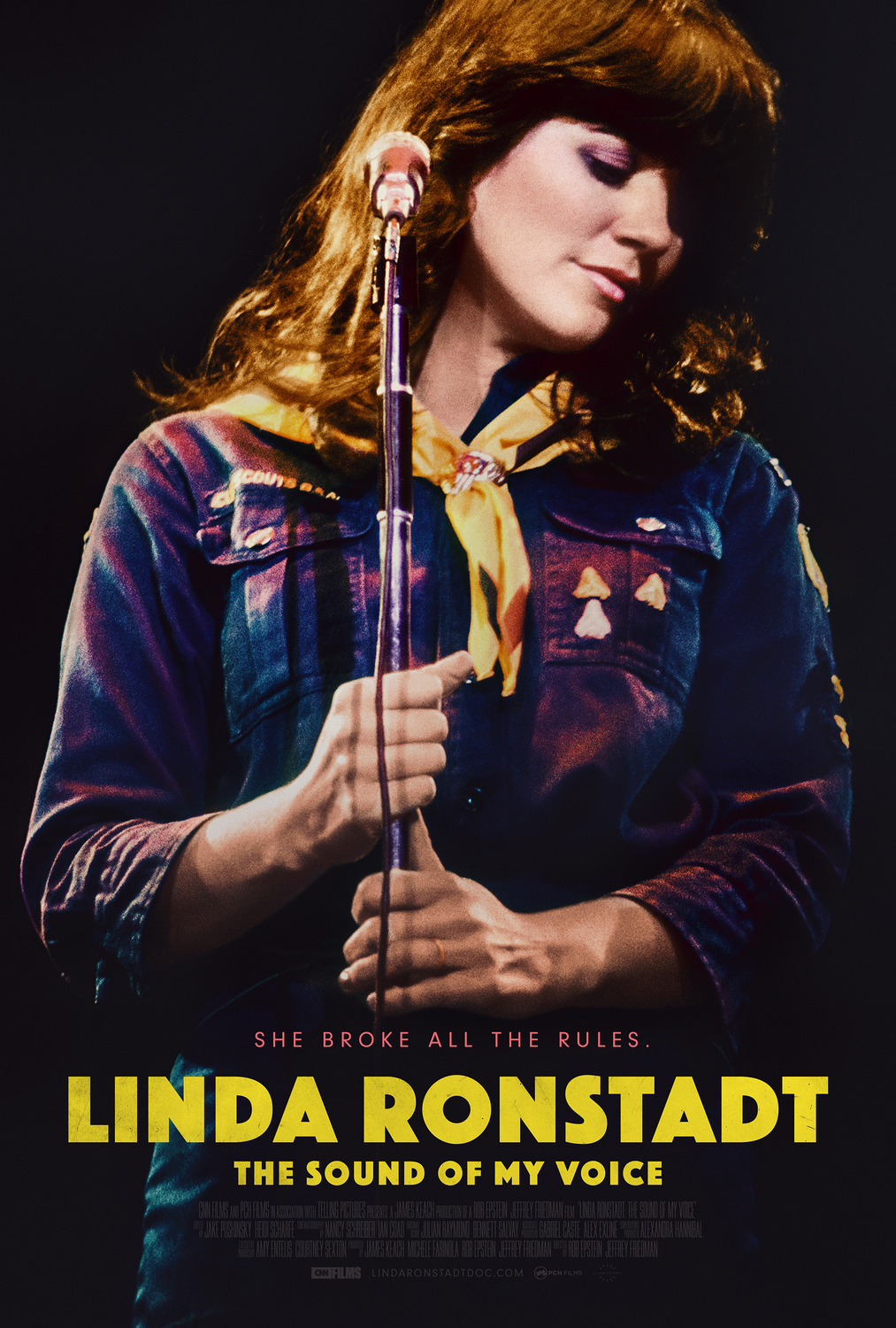Постер фильма "Линда Ронстадт: Звук моего голоса". 