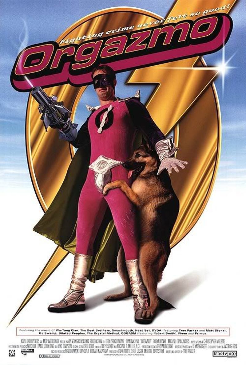 Постер фильма "Капитан Оргазмо" .