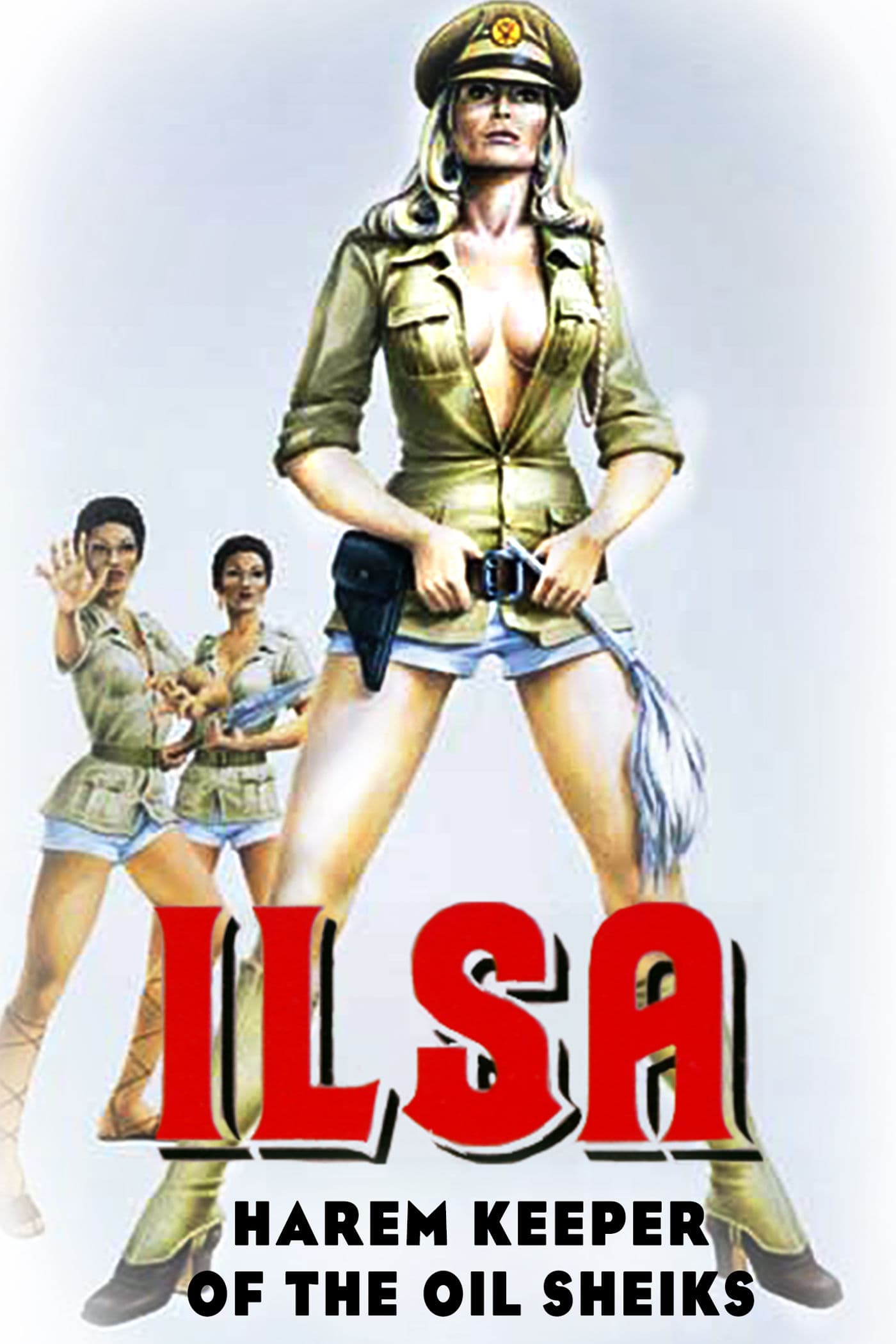 Постер фильма "Ильза - хранительница гарема нефтяного шейха" .