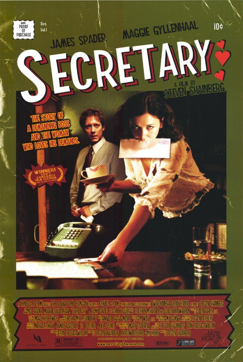 Постер фильма "Секретарша" .