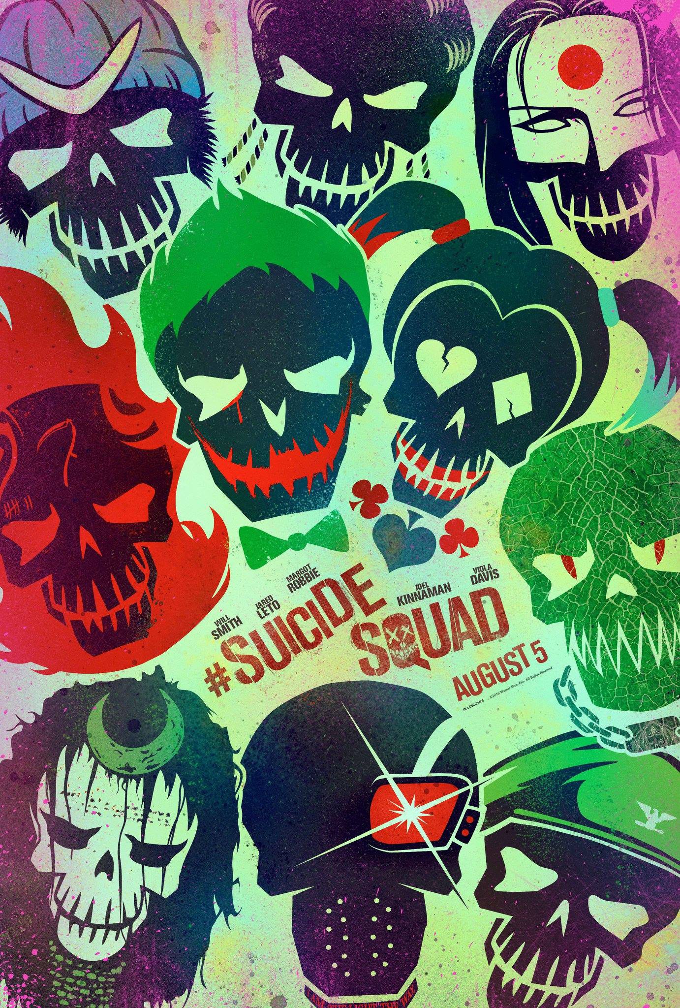 Постеры к фильму «Отряд самоубийц»