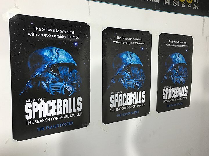В Нью-Йорке обнаружили постеры «Космических яиц 2»