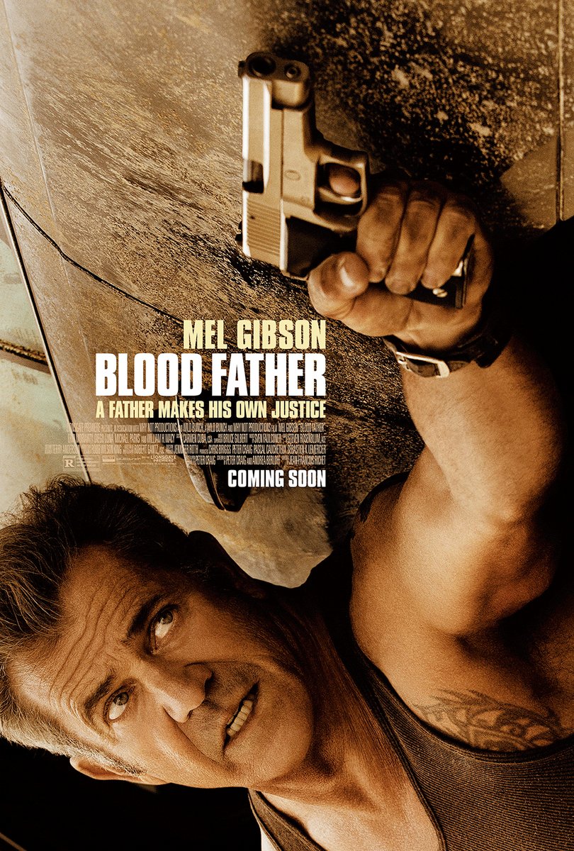 Свежий постер «Кровного отца» с Гибсоном