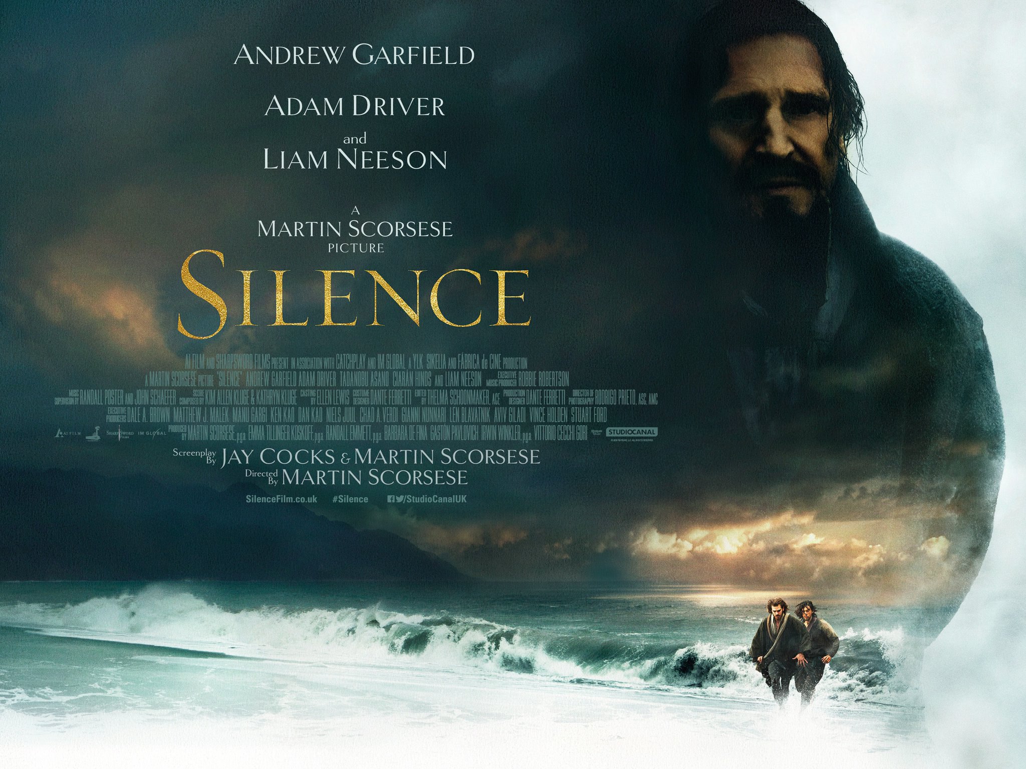 Плакат драмы «Молчание» Мартина Скорсезе