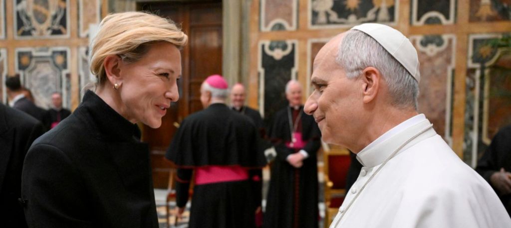 Папа Римский встретился с голливудскими звёздами