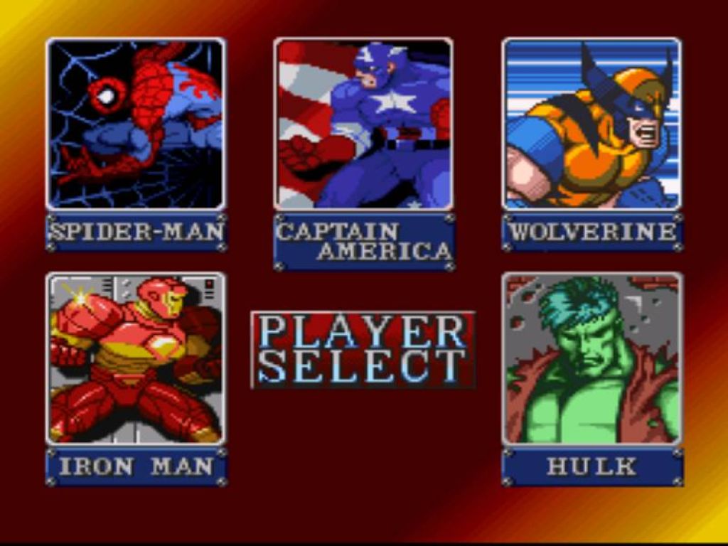Marvel Super Heroes in War of the Gems