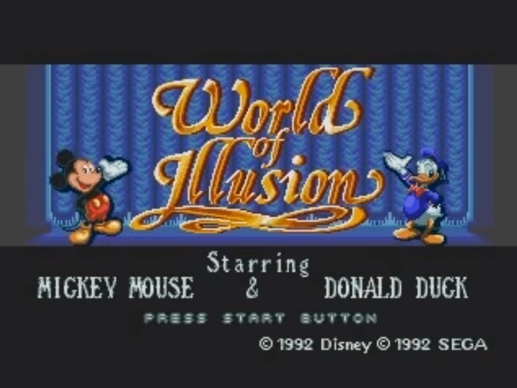 World of Illusion Starring Mickey Mouse and Donald Duck