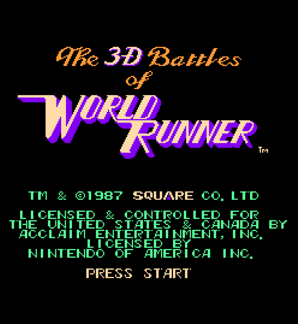 3-D WorldRunner