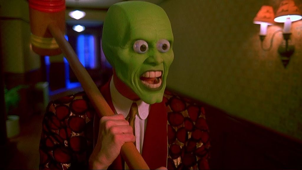 Видео маска 1. Маска будильник Джим Керри. The Mask 1994. Будильник из маски.