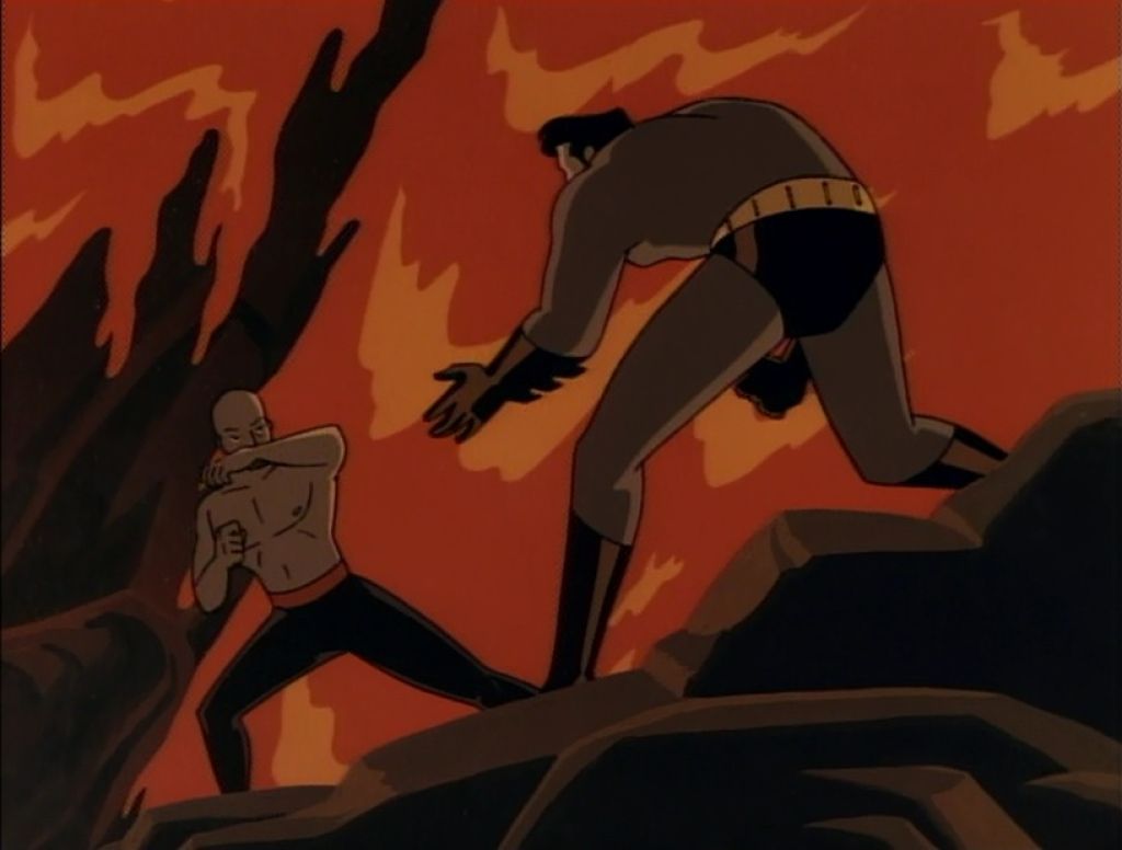 Кадр из сериала "Бэтмен" .
