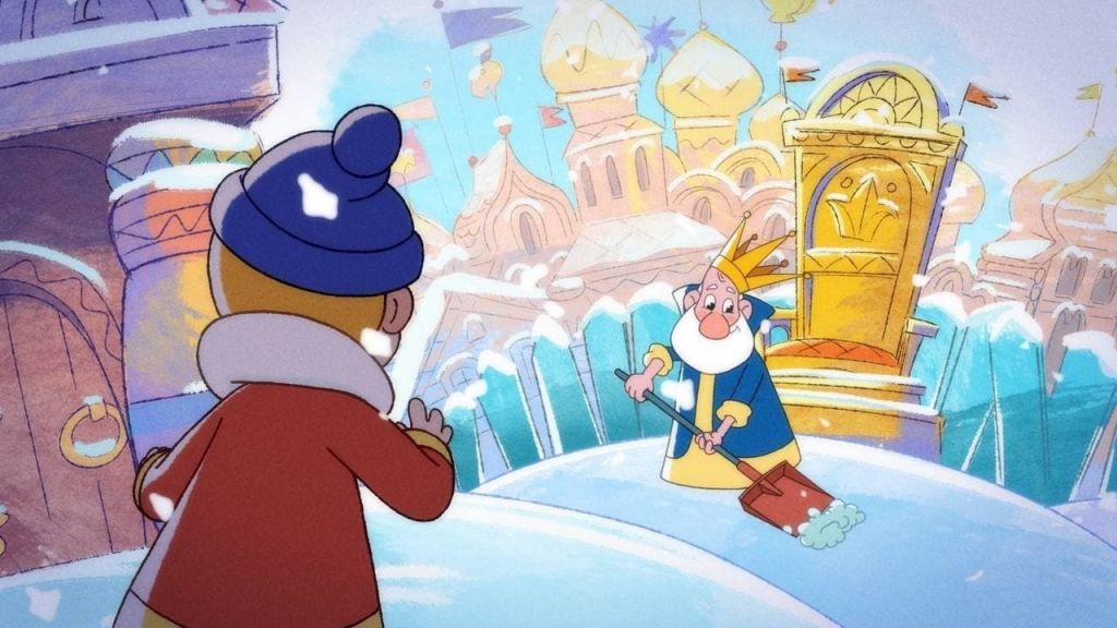 Вовка и зима в Тридевятом царстве