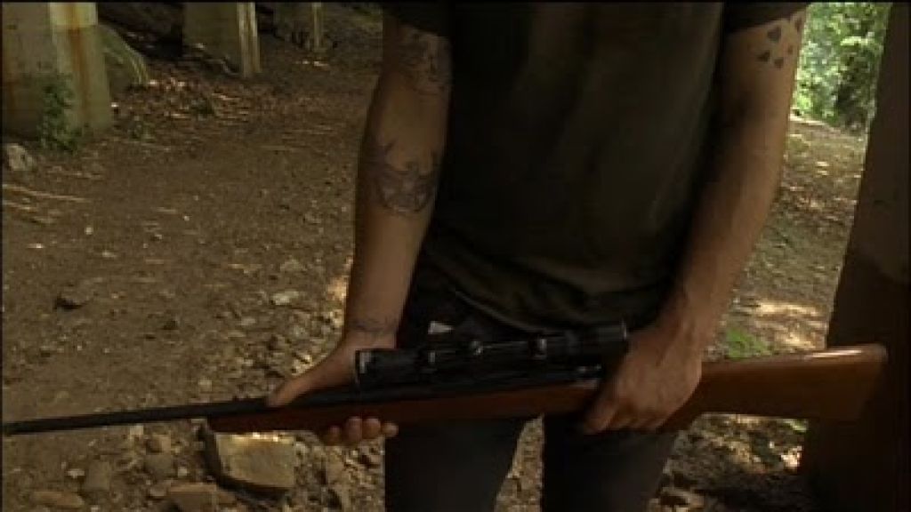 Кадр из фильма "Кровавая охота" 