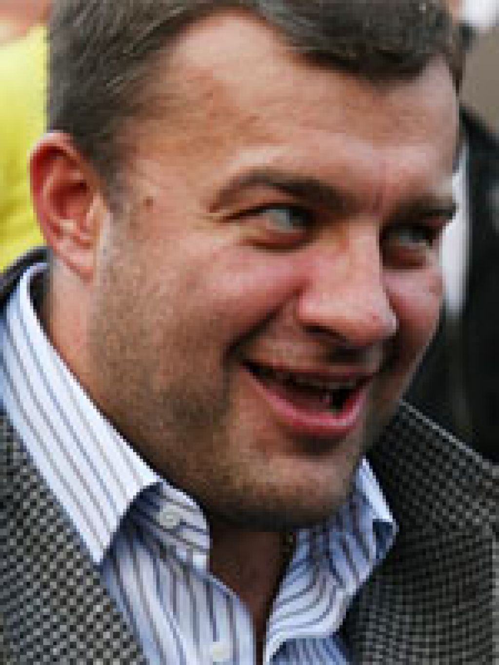 Михаил Пореченков, игравший Арнольда Шварценеггера в 