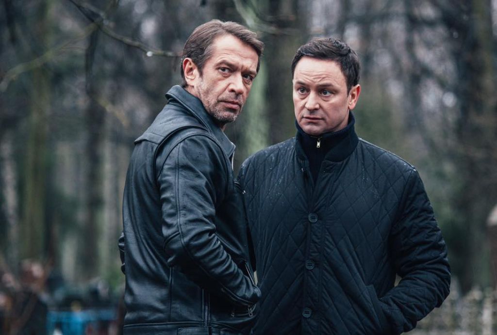 Фото со съемок сериала «Налет» с Владимиром Машковым