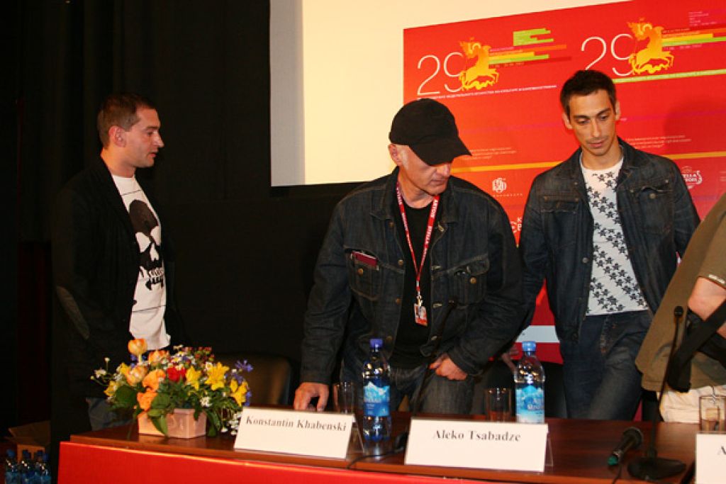 Пресс-конференция, посвященная фильму «Русский треугольник» (Грузия &ndash; Украина)