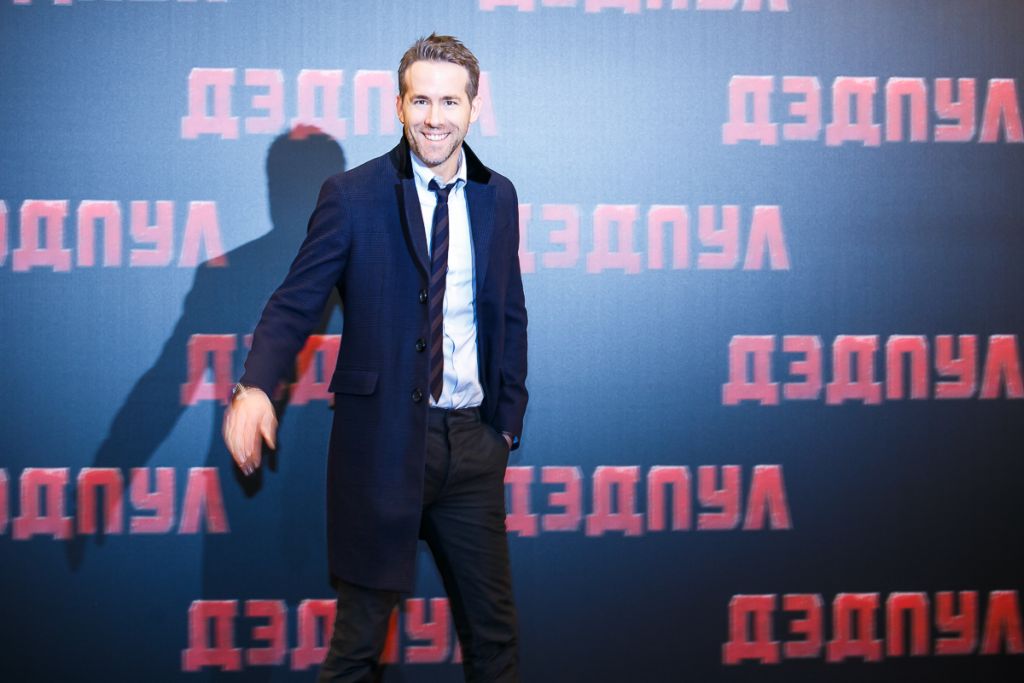 Райан Рейнольдс представил в Москве фильм «Дэдпул»