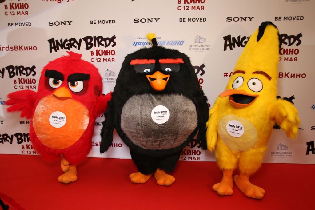 Московская премьера анимационной комедии «Angry Birds в кино»