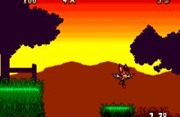 Скриншот из игры «Aero the Acro-Bat»