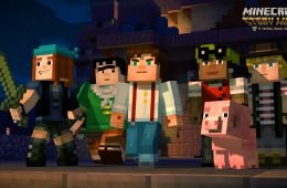 Скриншот из игры «Minecraft: Story Mode»