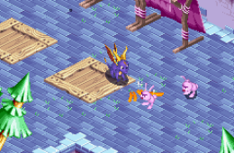 Скриншот из игры «Spyro: Season of Ice»