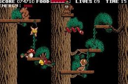 Скриншот из игры «Prehistorik»